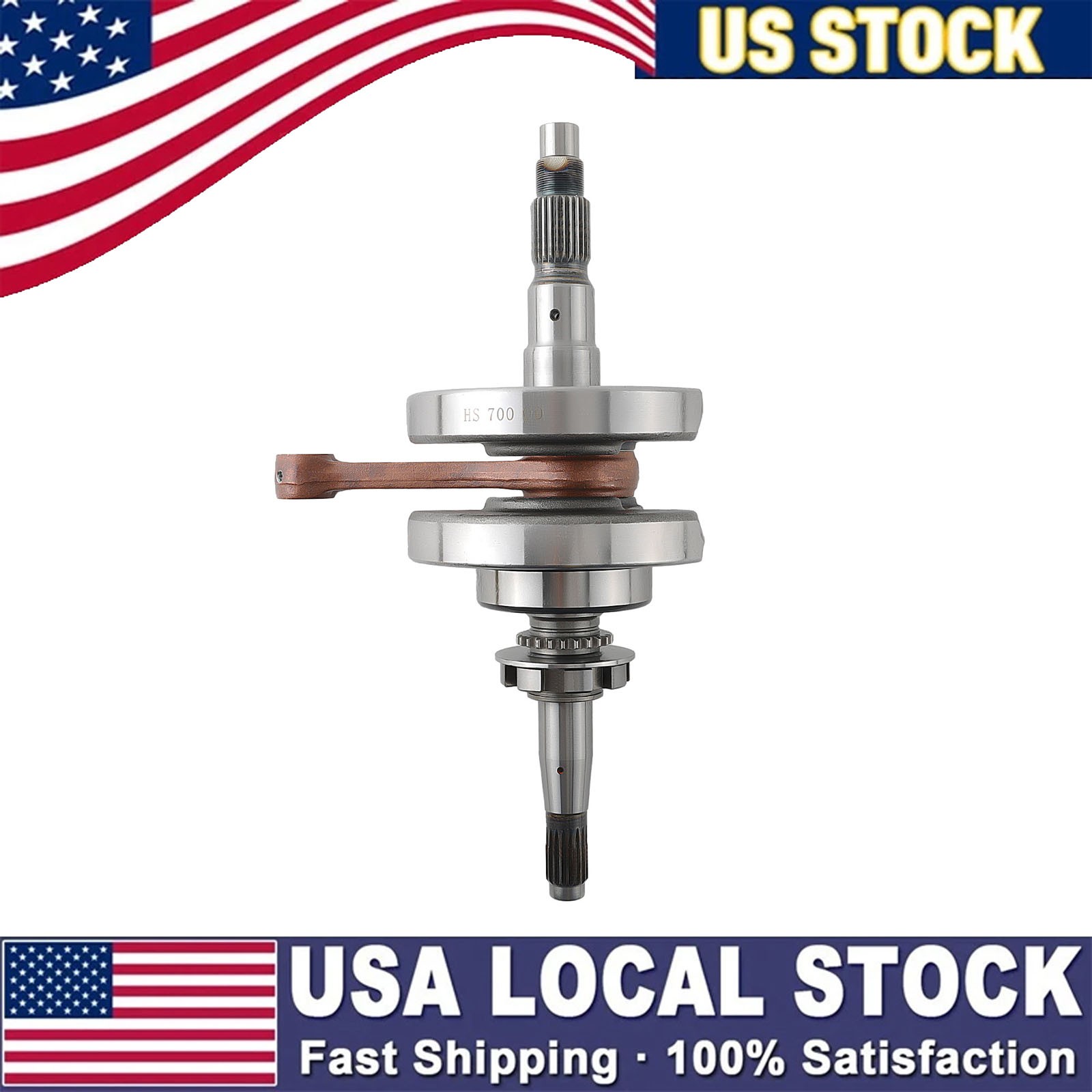 1PC Crankshaft For YAMAHA YFM 700 Rhino Grizzly UTV ATV 07-13 3B4-11400-00-00