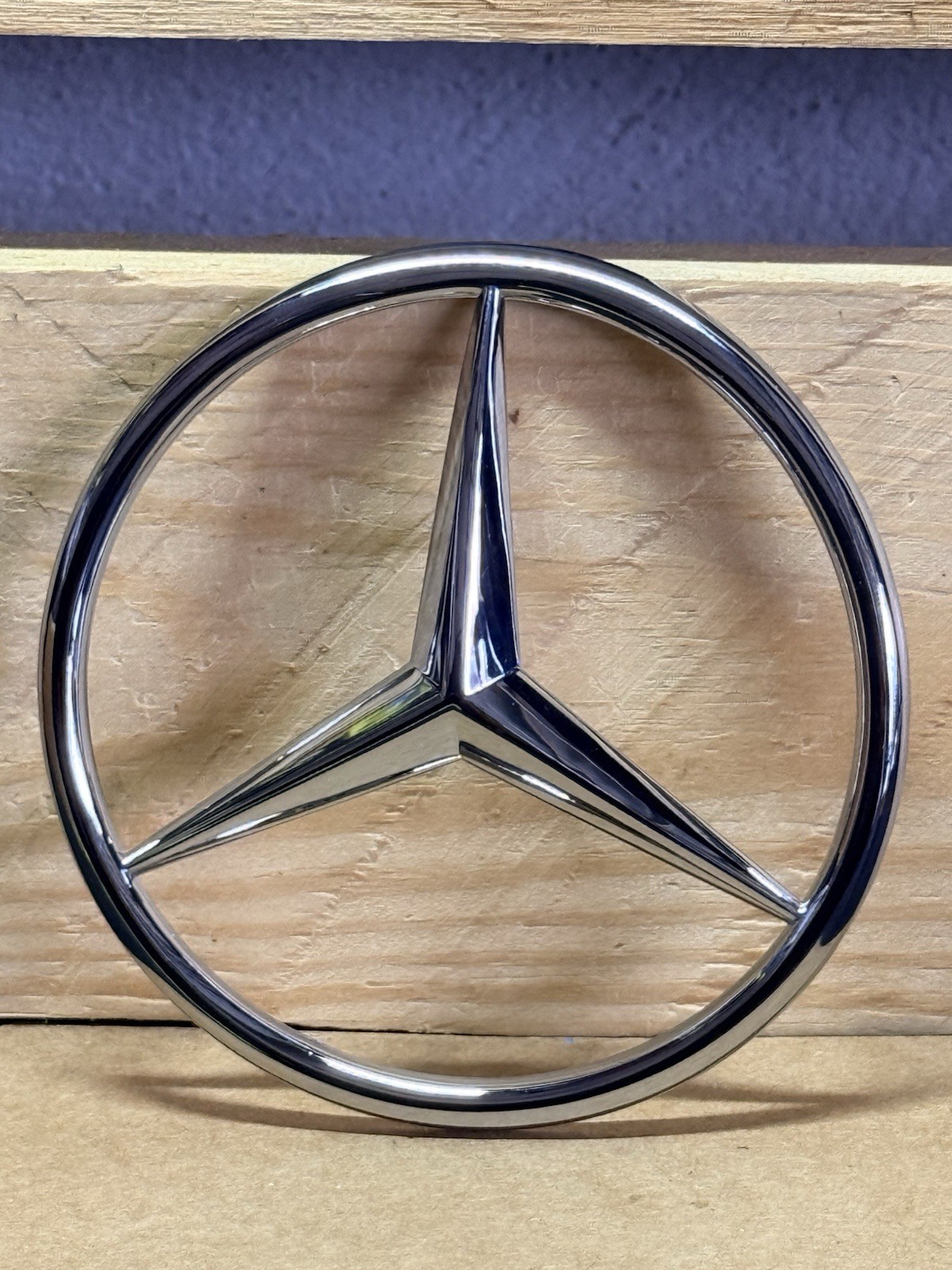 Genuine Mercedes-Benz 560SL rear trunk star emblem A 107-758-04-58