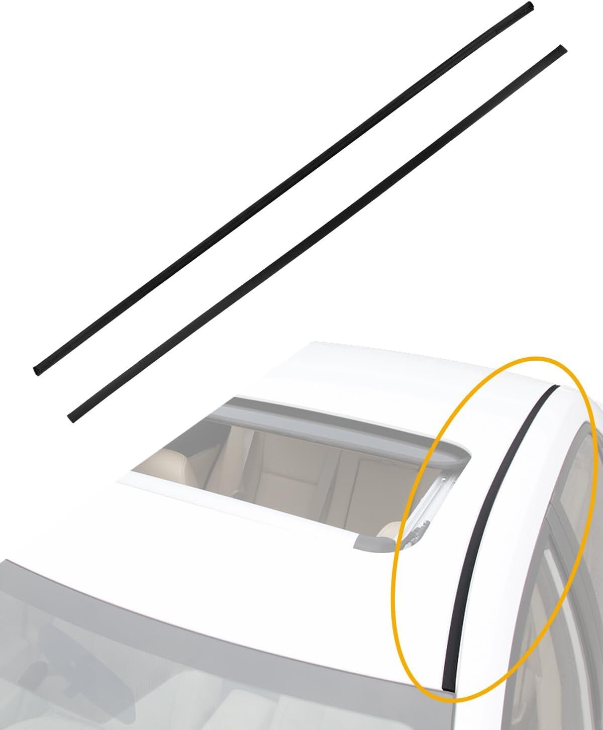Moldura Burlete De Techo Conductor Y Pasajero Para Toyota Corolla 2009-2013