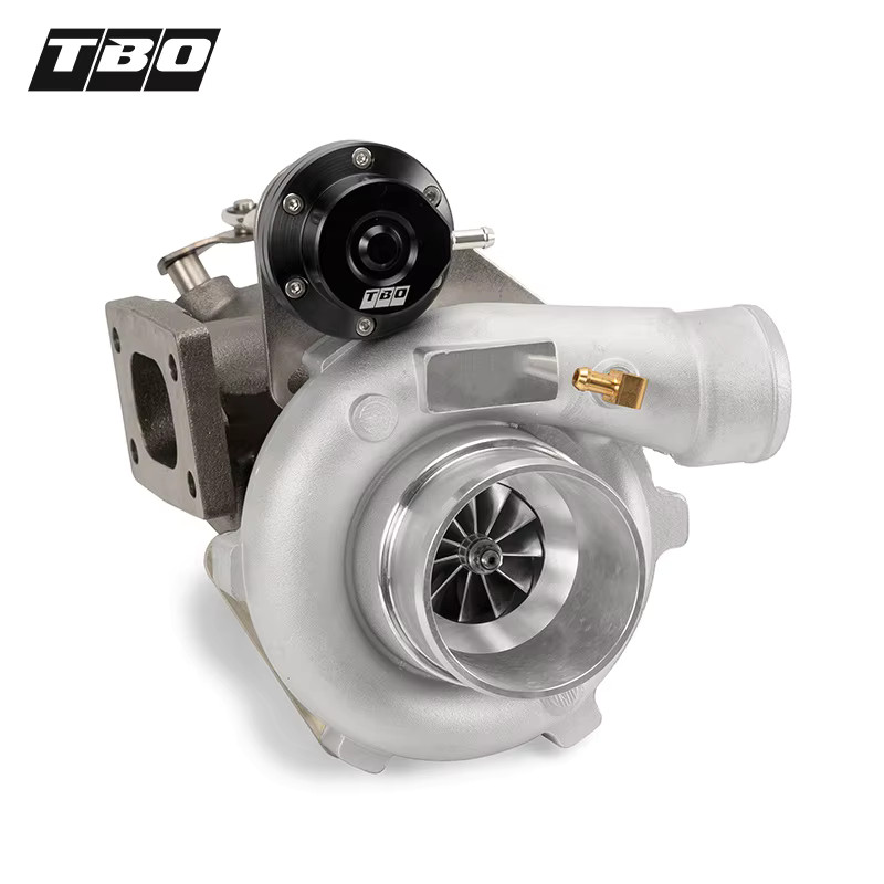 TBO GTX2563R Billet Ball Bearing Turbo T25 V-Band .64 A/R IWG Street 350HP