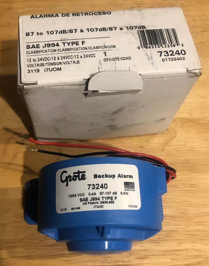 Grote 73240 - Medium Noise Surround Back-Up Alarm. AF Grote 73240 - Medium Noise Surround Back-Up Alarm. AF