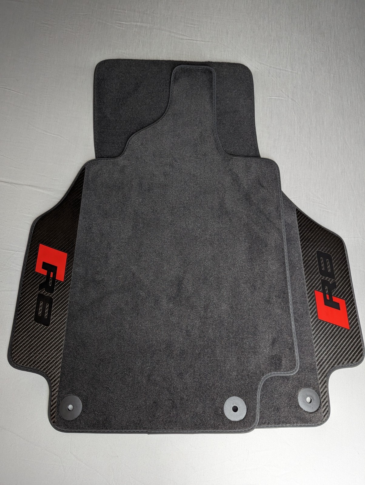 Floor Mats for Audi  R8  Type 42 2007-2015 Custom Real  Carbon