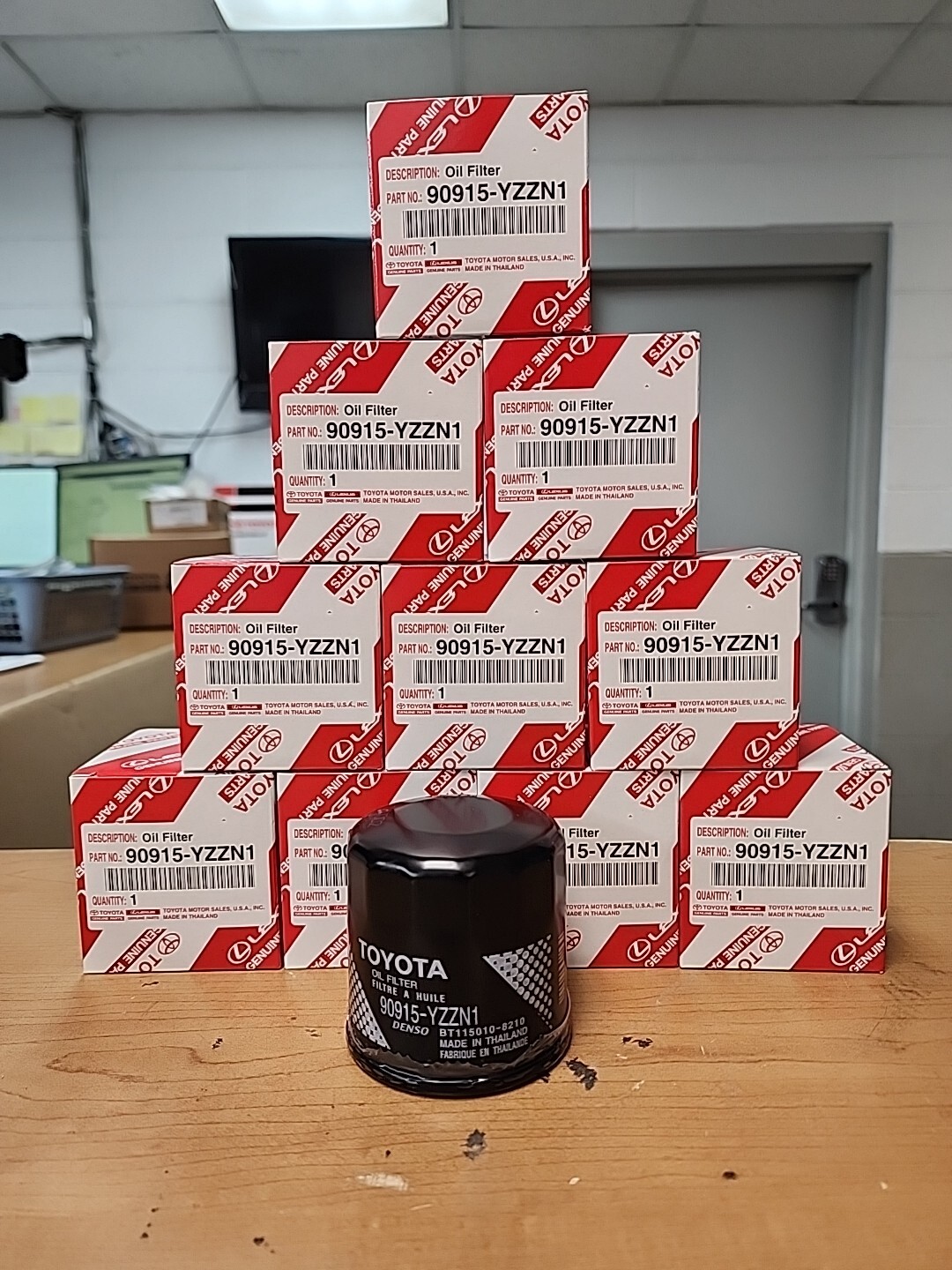 90915YZZN1 Toyota Lexus Oil Filter Case 10 Pack 90915YZZN1 Toyota Lexus Oil Filter Case 10 Pack