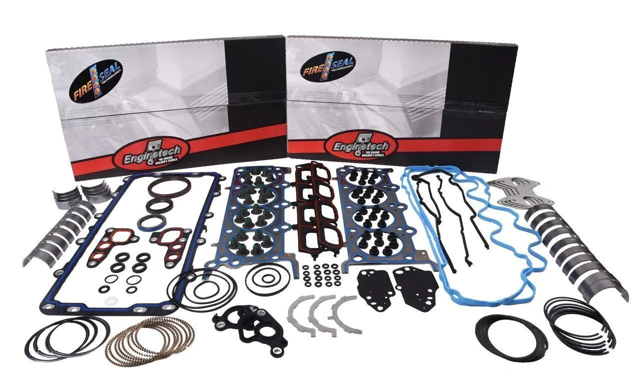 Enginetech Engine Re-Ring/Remain Kit with Moly Rings for 86-95 Ford 5.0L/302 V8