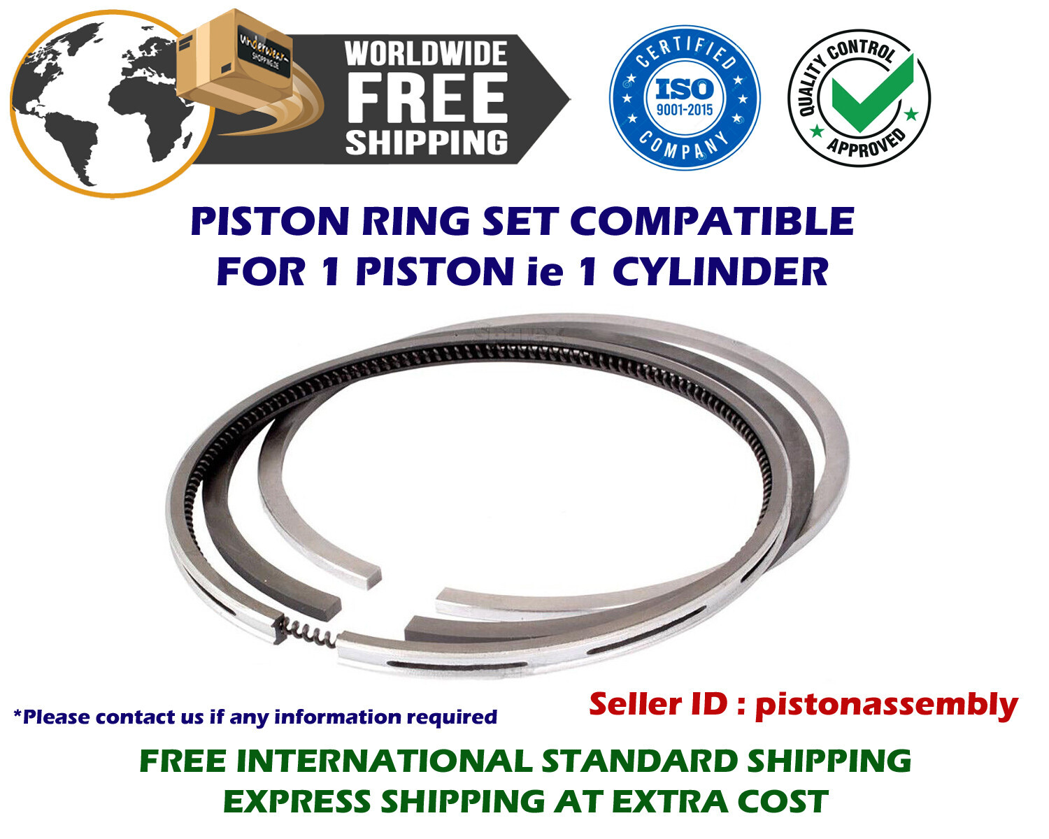 88mm Piston Rings Set fits for MERCEDES BENZ  0010307324  0010307924  0020300424