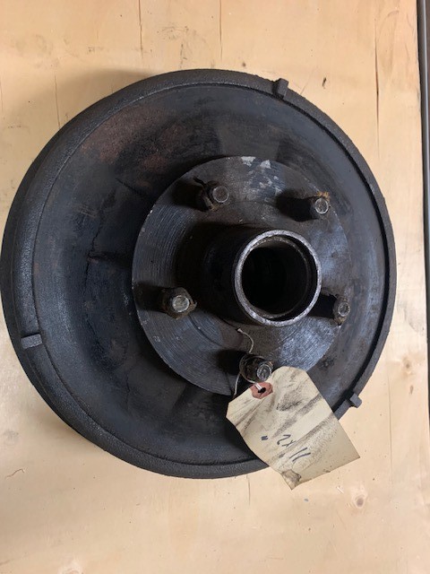 Dodge passenger FRONT brake drum and hub 1938-1954 NOS RIGHT front 11 x 2 inch
