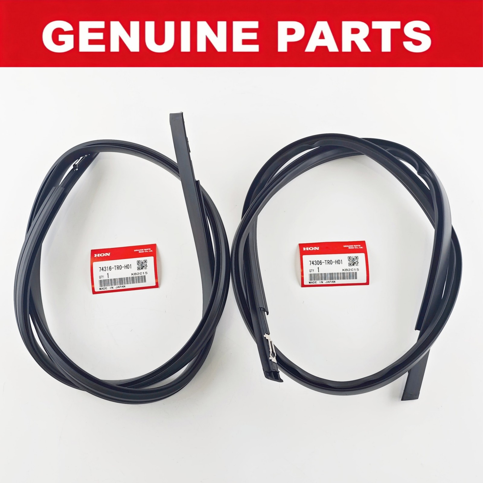 OEM 2Pcs RH & LH Roof Drip Molding for Honda 9th‑Gen Civic Sedan-4 2012-2015 OEM 2Pcs RH & LH Roof Drip Molding for Honda 9th‑Gen Civic Sedan-4 2012-2015