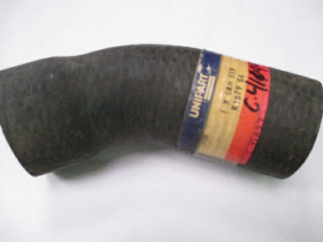Jaguar E-Type series III V12 lower radiator coolant hose NOS C41099, GRH559