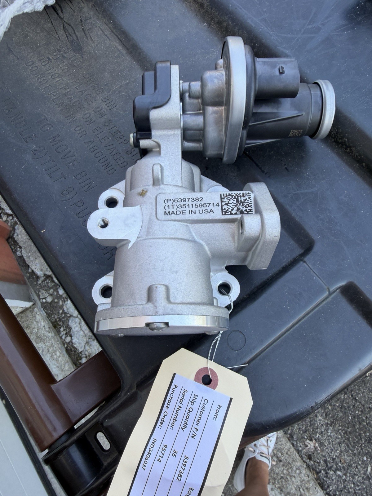 New BorgWarner EGR Valve for Cummins ISB / B6.7 6.7L (P/N 5397382)