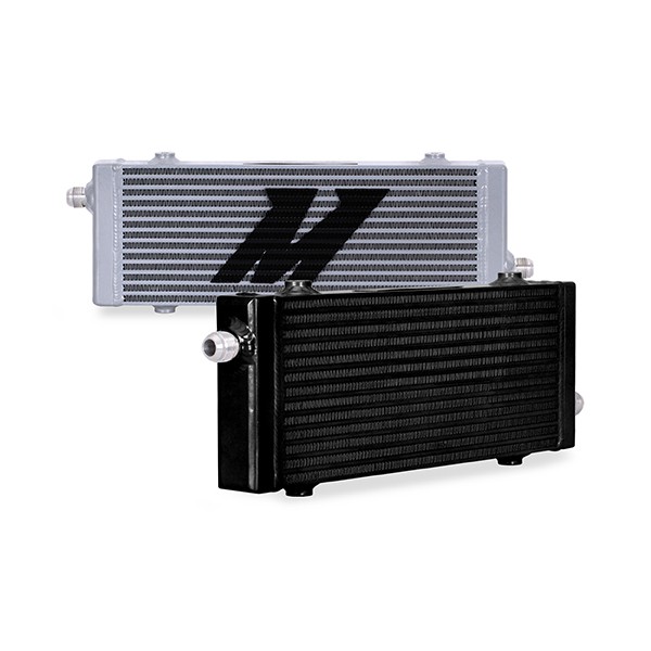 Mishimoto Universal Cross Flow Bar & Plate Oil Cooler, Medium, Black