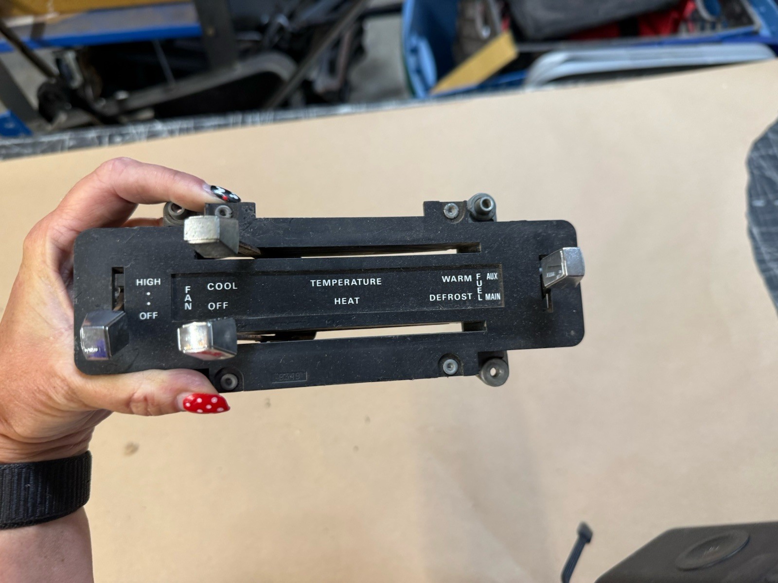 1973-1977 73-77 Ford Truck heat control unit With Aux. Fuel Switch OEM NO AC