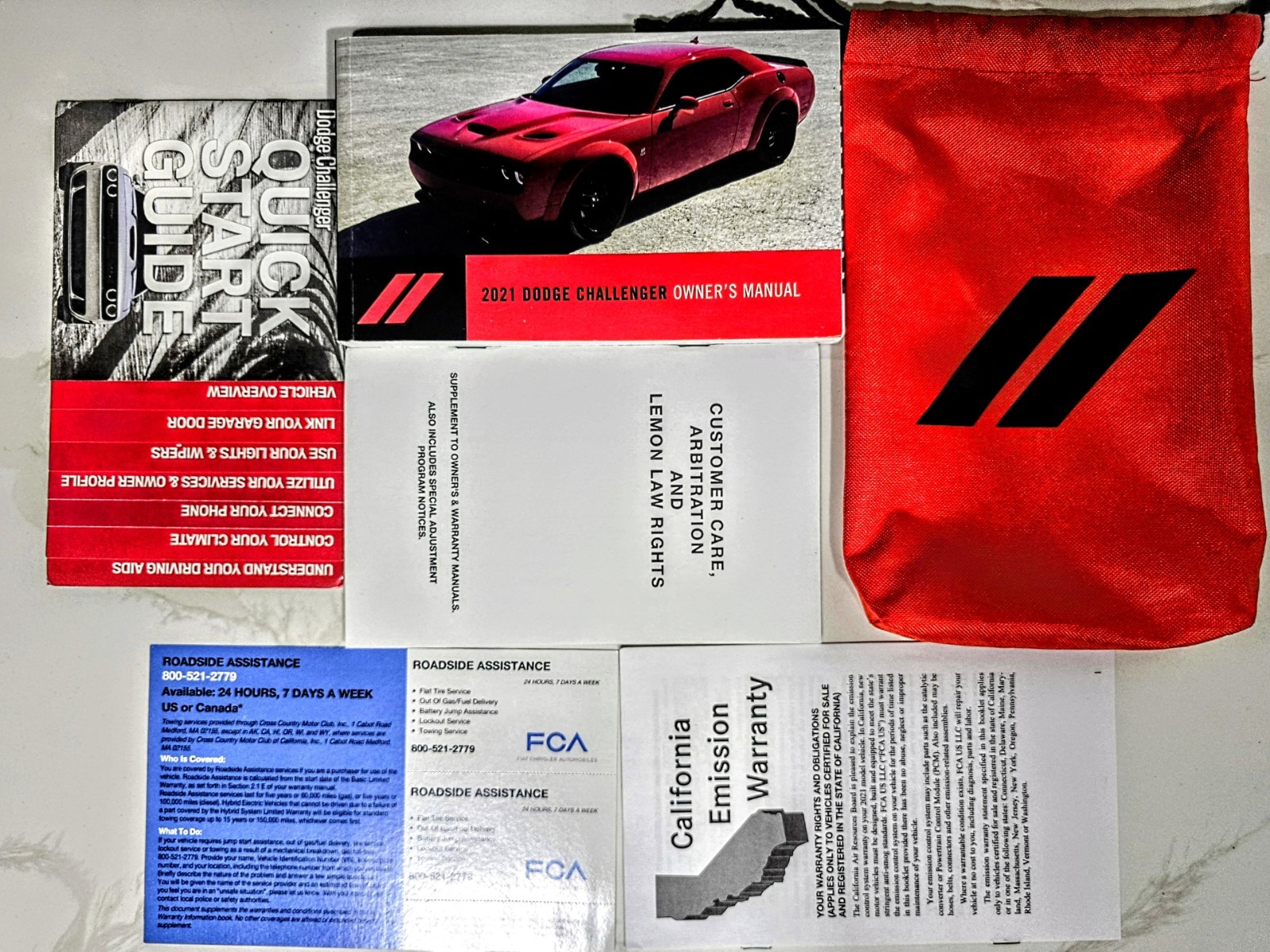 2021 Dodge Challenger Owners Manual With Case OEM (Book From Showroom Car) 
