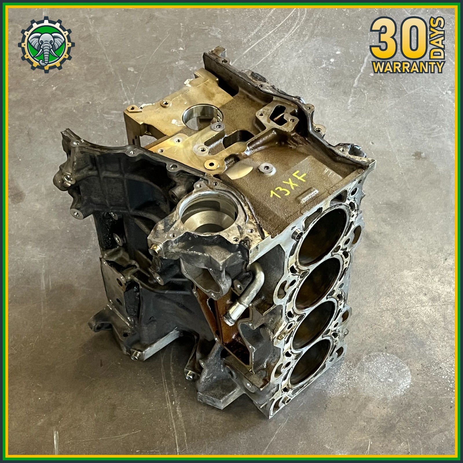 13-15 JAGUAR XF 2.0L ENGINE MOTOR CYLINDER BLOCK OEM