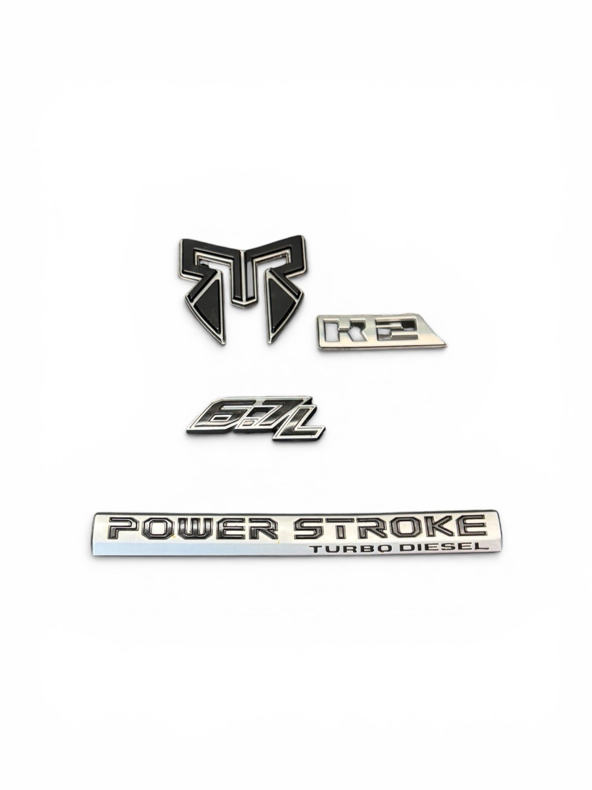 2020-2022 Ford F250 Rocky Ridge Trim Front Door Emblem Logo Decal Set Oem