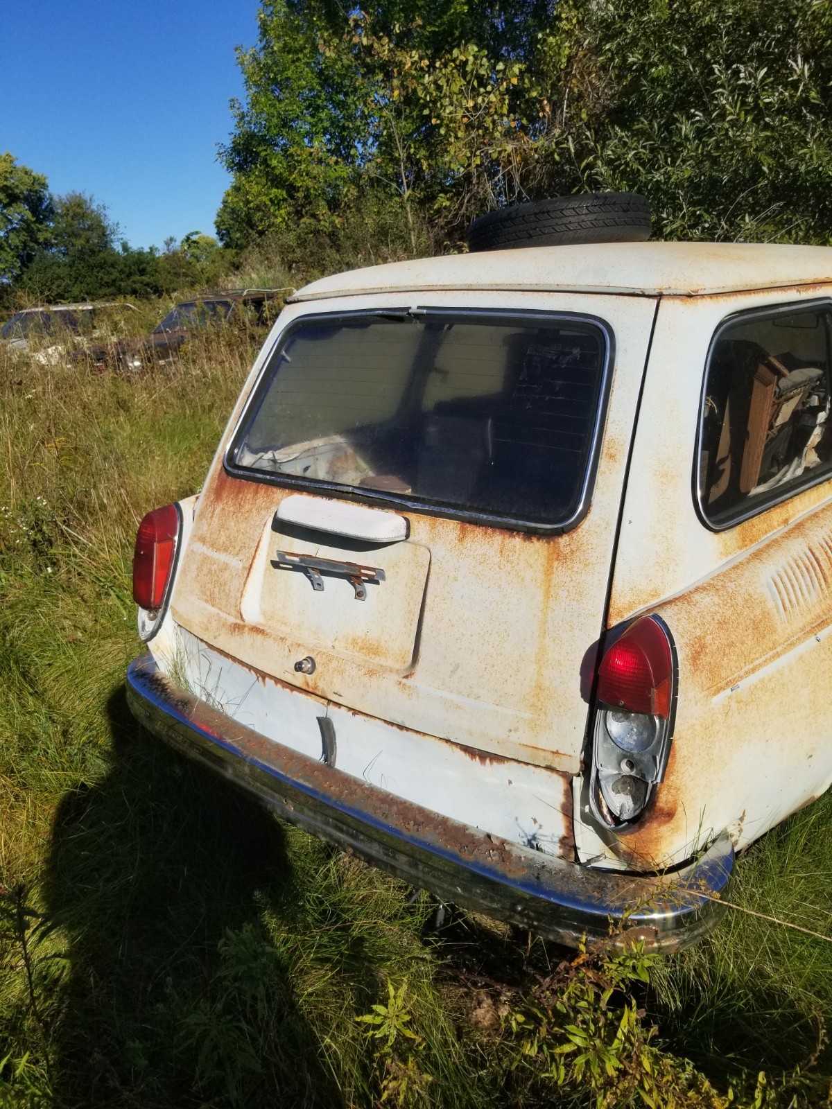 Volkswagen type 3 squareback body rear trunk lid hatch 1960 1970s Original Volkswagen type 3 squareback body rear trunk lid hatch 1960 1970s Original