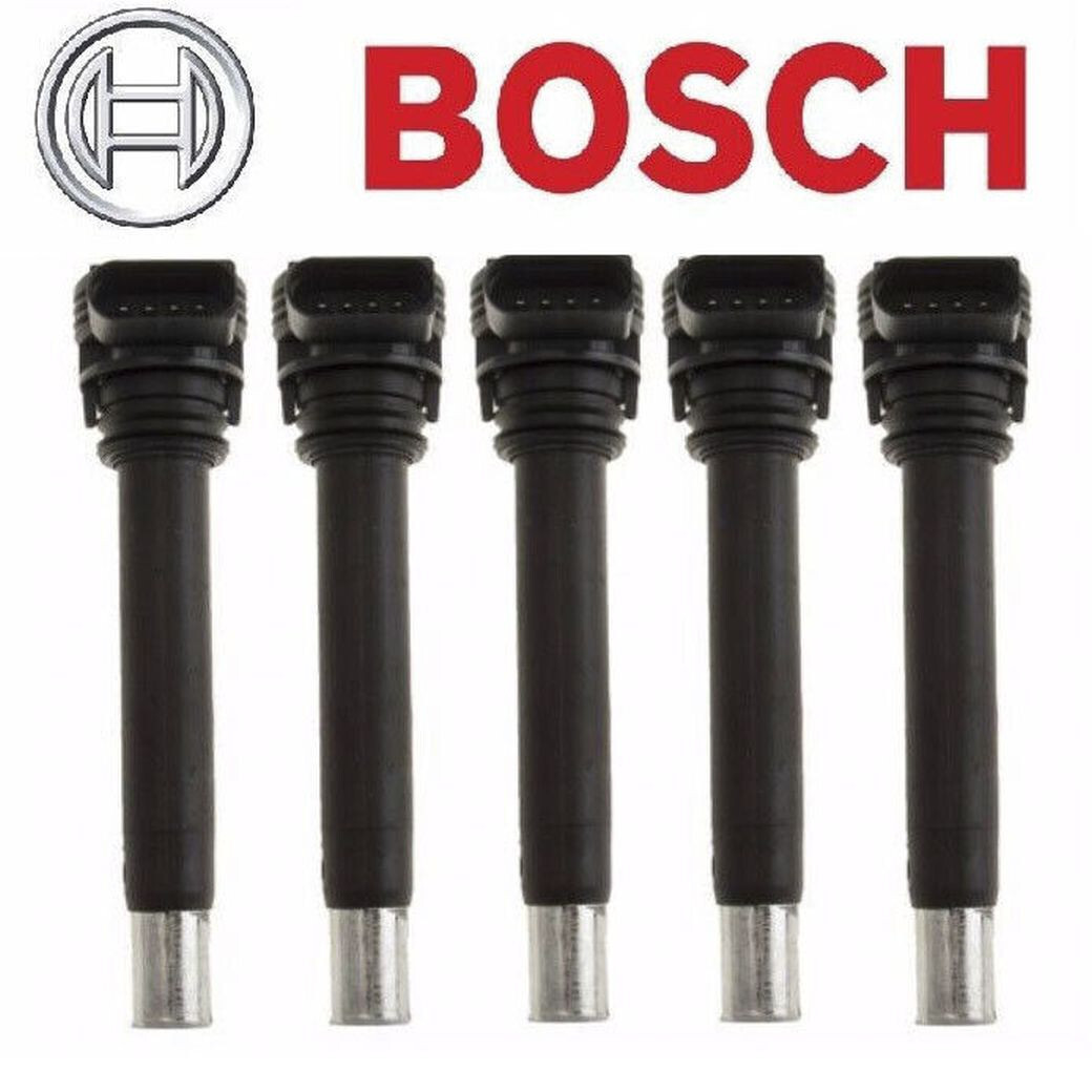5x BRAND NEW (BOSCH) Ignition Coil PACK Kit For AUDI and VW VERiFy YEAR FiTMENT?