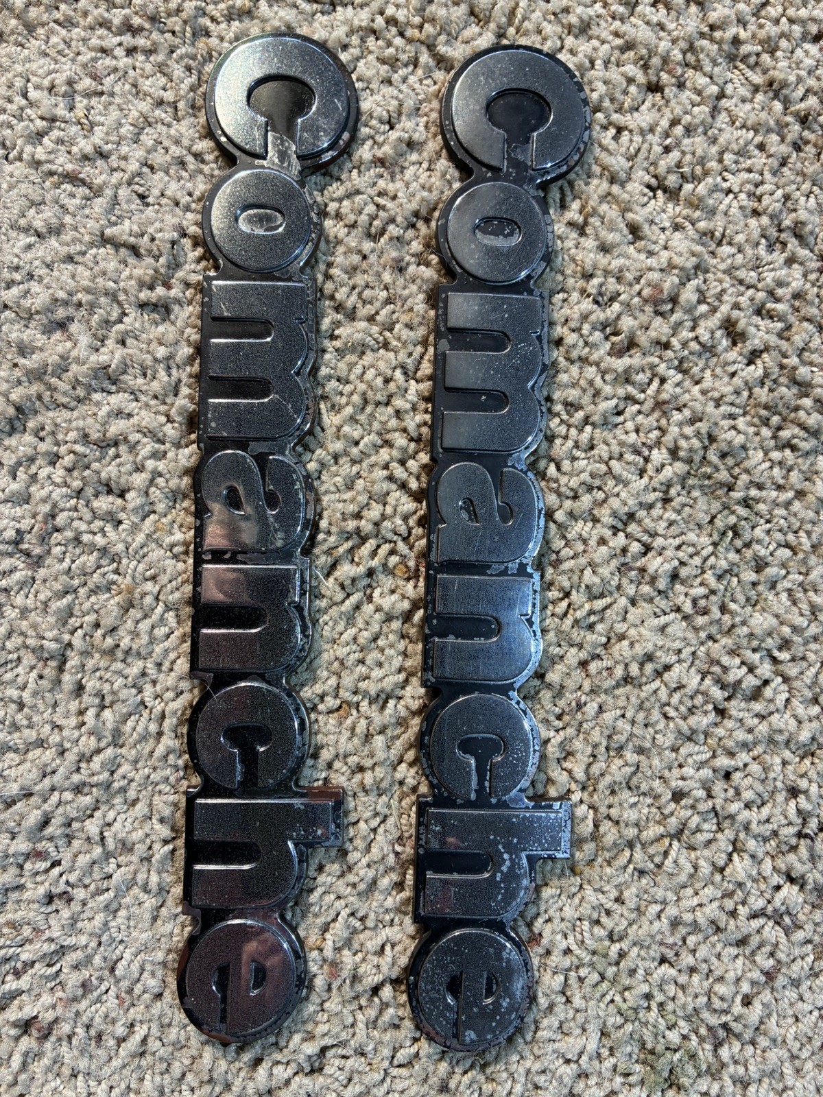 Jeep Commanche MJ Emblems Pair of Two Jeep Commanche MJ Emblems Pair of Two