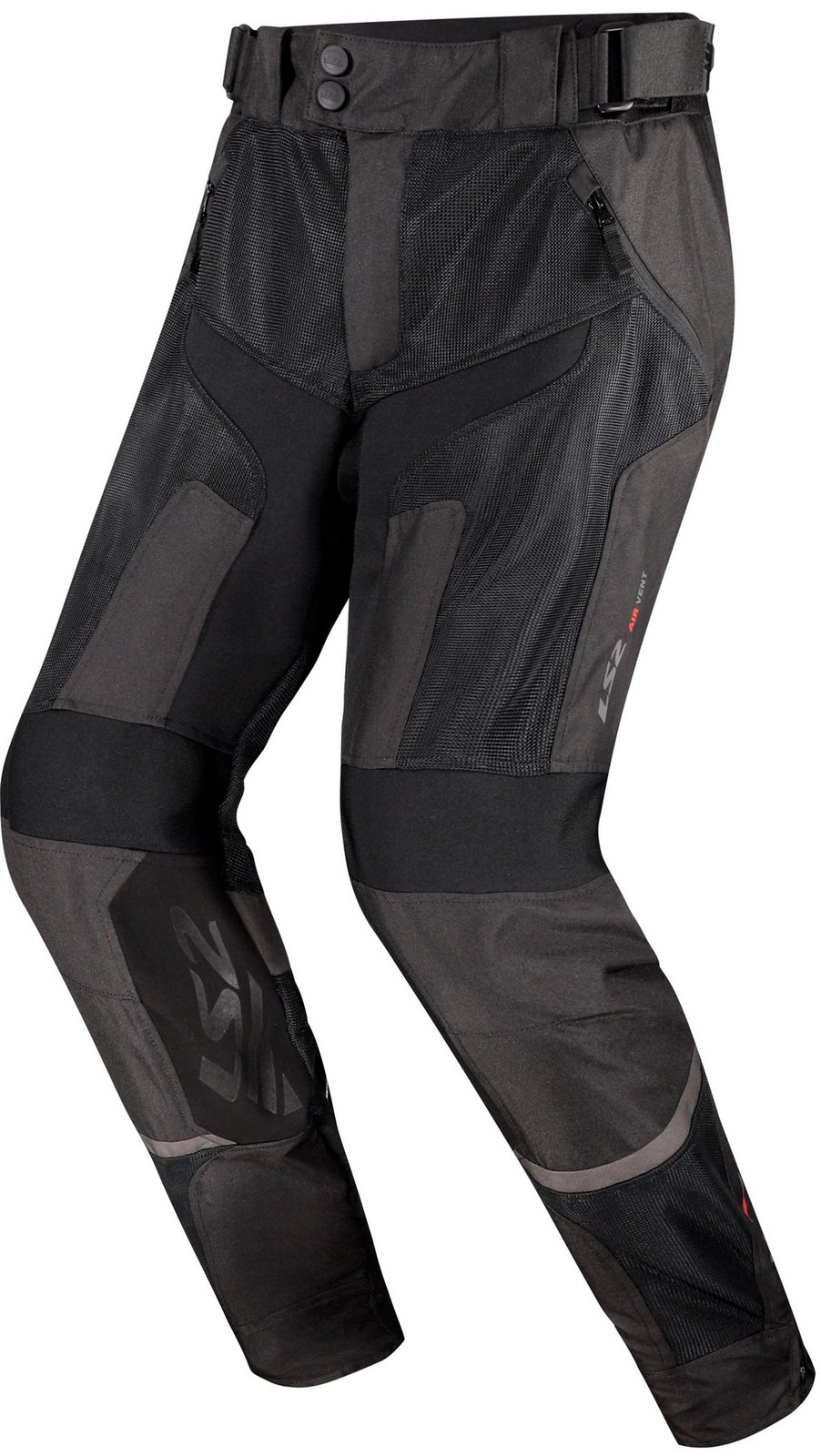 LS2 Como Air Mens Textile Motorcycle Pants Black/Dark Gray