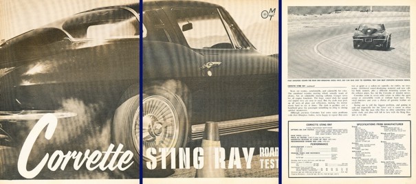 1964 Corvette Sting Ray Chevrolet Original Review Report Print Car Article K56