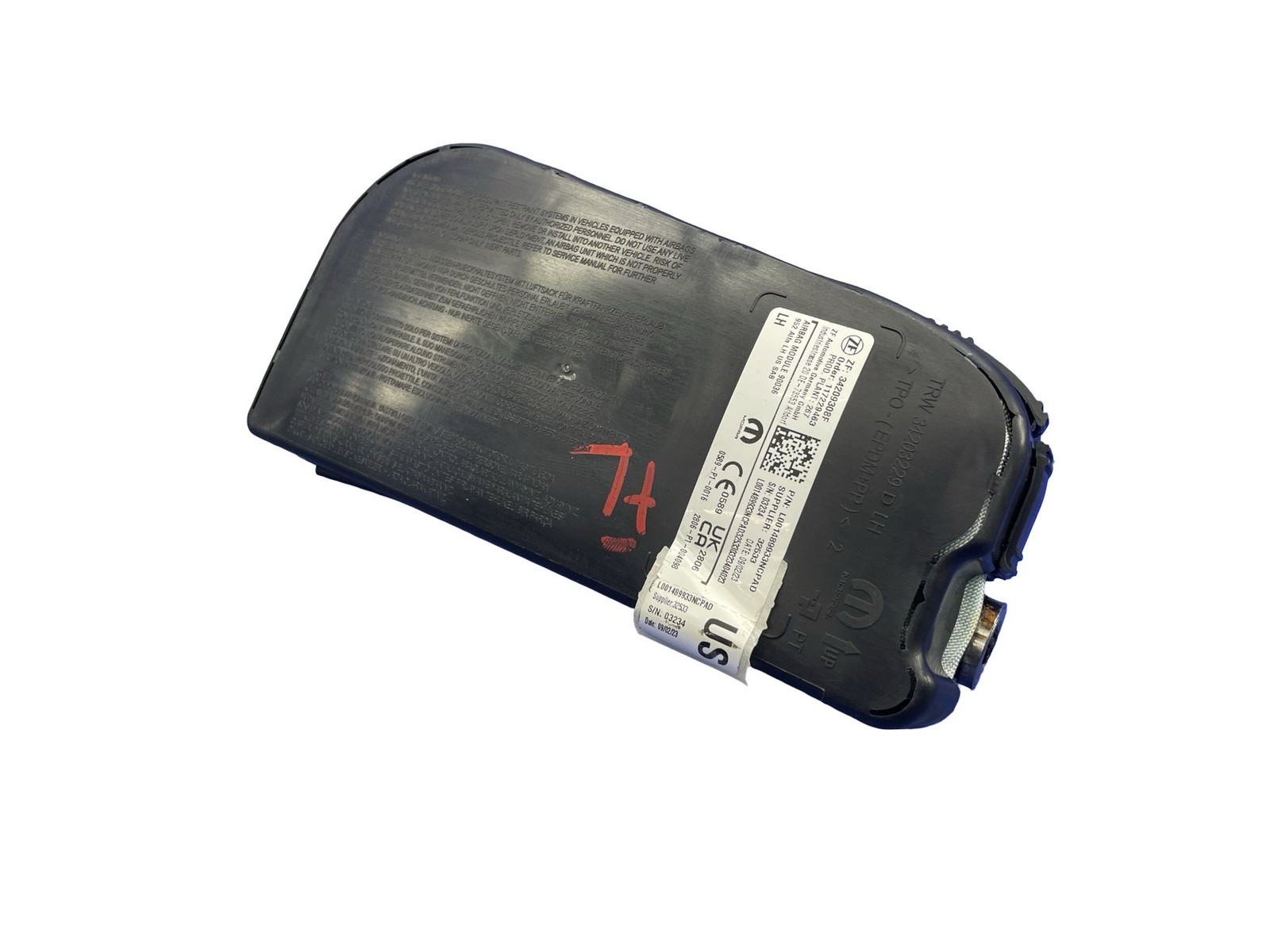 2023-2026 MASERATI GRECALE M182 FRONT LEFT AIR SEAT BAG SRS ASSEMBLY 34203229