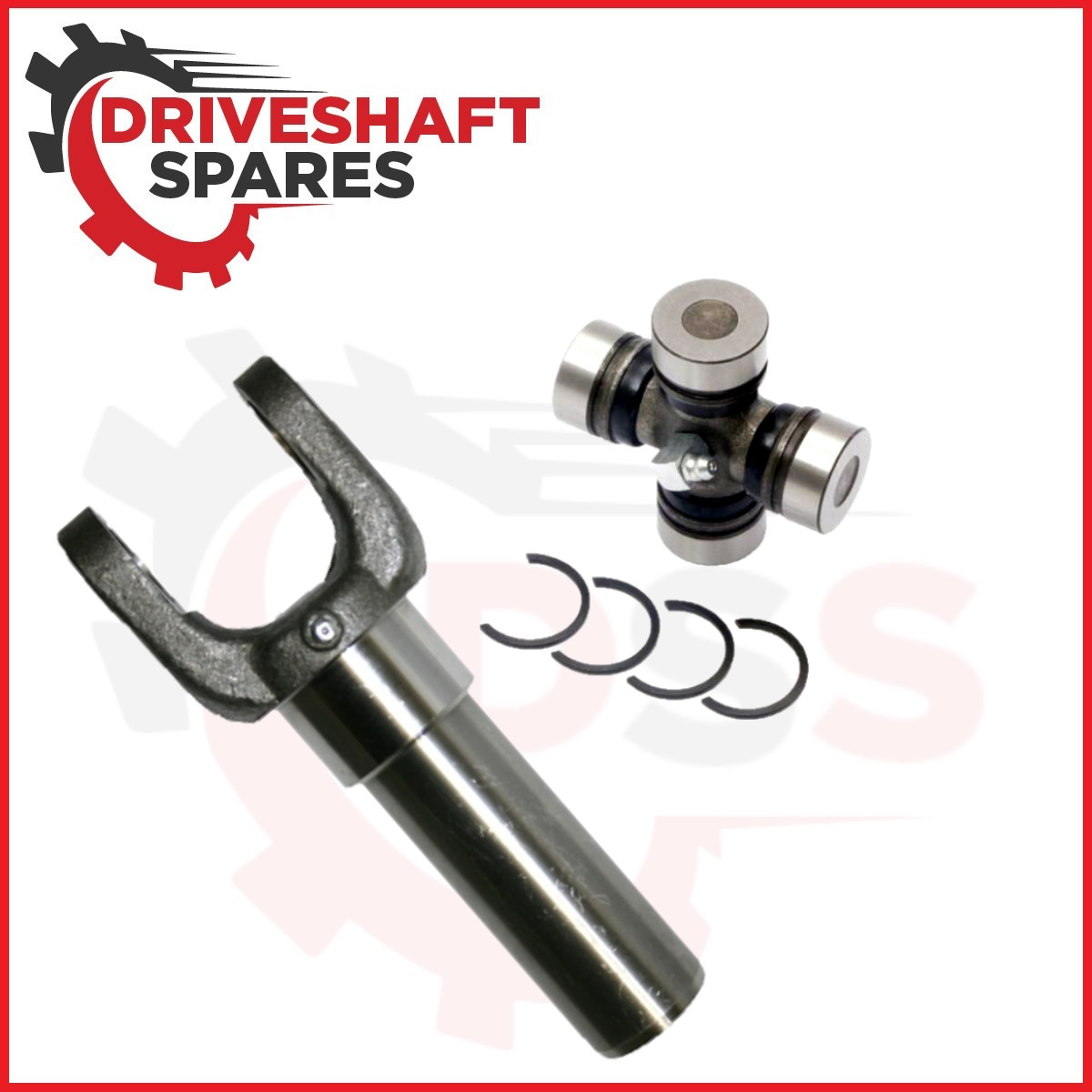 Toyota Slip Yoke (3730235050) + GUT21 (5-1510X), Toyota Greaseable U-Joint.