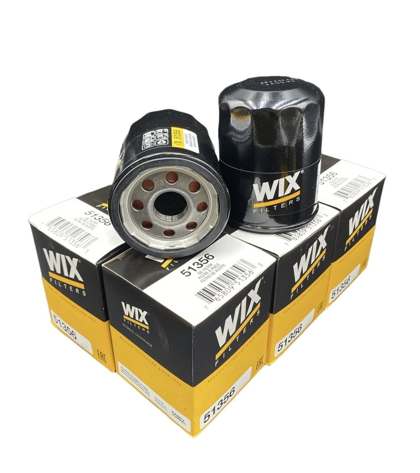 51356 Wix Oil Filter Replace Chrysler MD135737, Ford F32Z-6731-A;  (6 Pack)