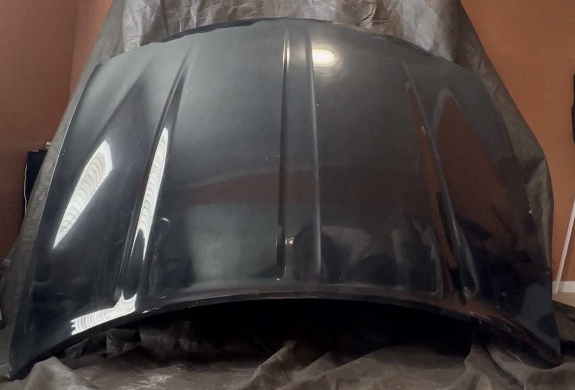 Fit 15-23 Dodge Charger SXT Gloss Black Hood OEM