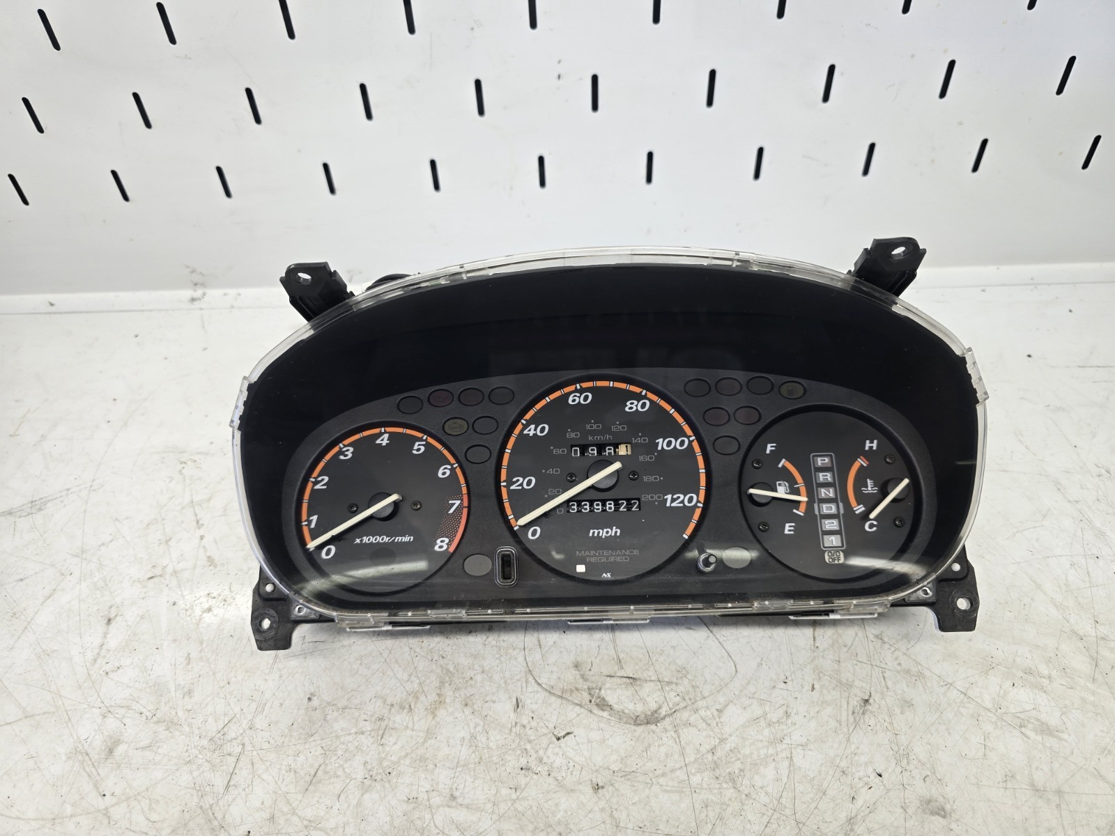 97-01 Honda CRV B20 Speedometer Instrument Cluster Gauges 339k Miles 