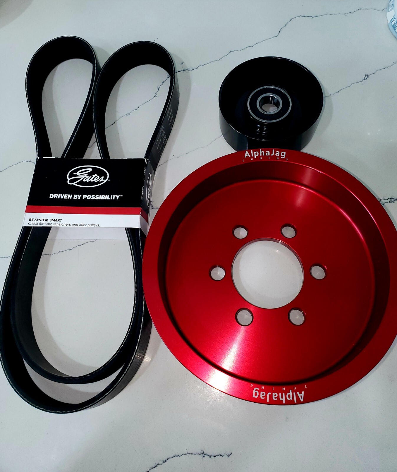 Jaguar F-Type R P450 P575 S Performance Supercharger Crank Pulley upgrade 