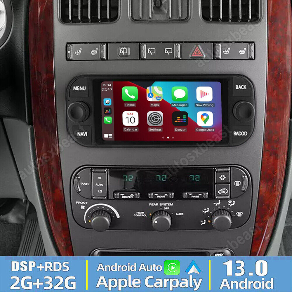 For 2004-2007 Chrysler Town & Country CarPlay Android Car Stereo Radio GPS WIFI