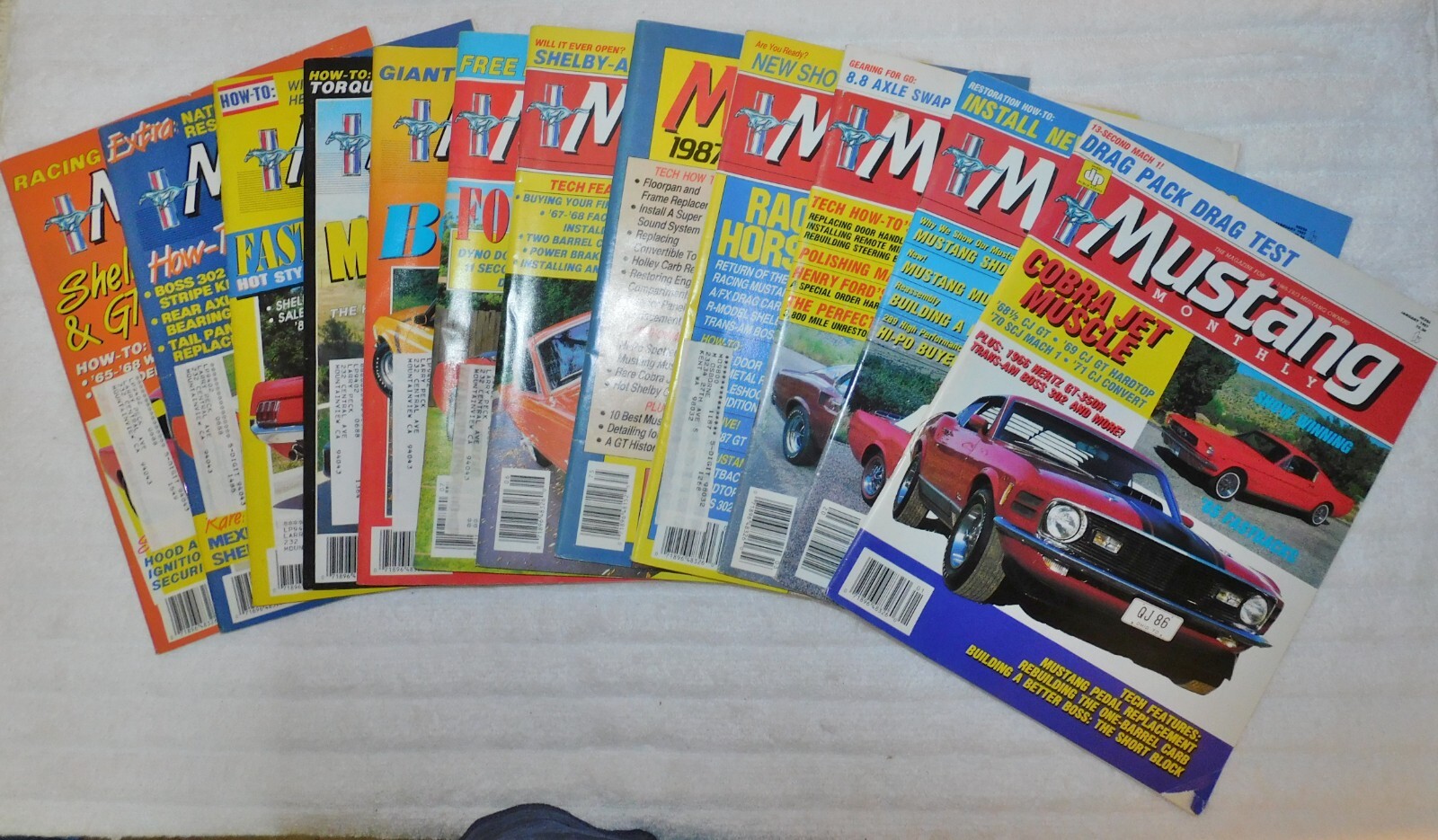 MUSTANG MONTHLY Magazine 1987 JAN FEB MAR APR JUN JUL AUG SEP OCT NOV + Annual MUSTANG MONTHLY Magazine 1987 JAN FEB MAR APR JUN JUL AUG SEP OCT NOV + Annual