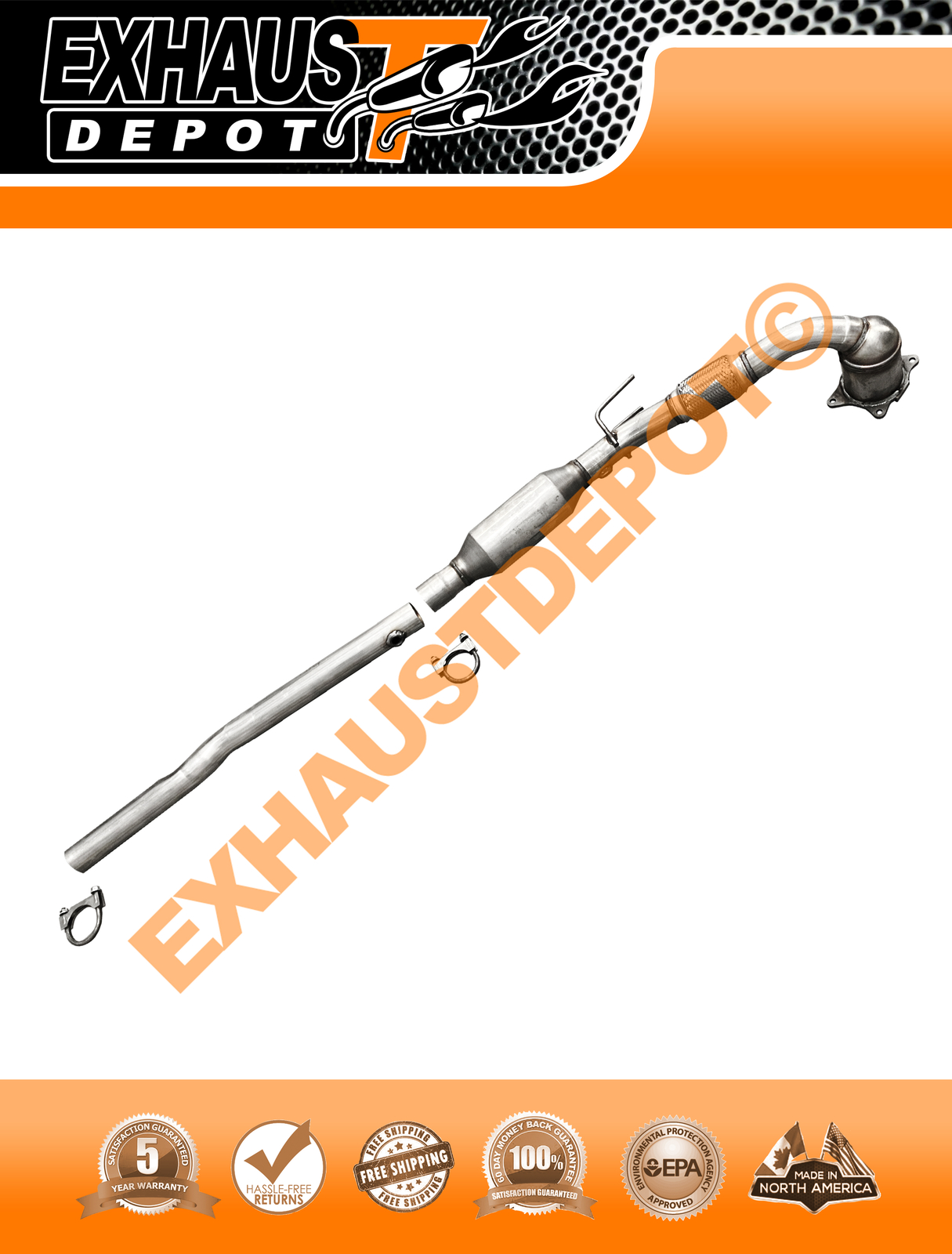 Catalytic Converter For 2008-2013 Volkswagen Jetta 2.0L CBFA Engine Brand New