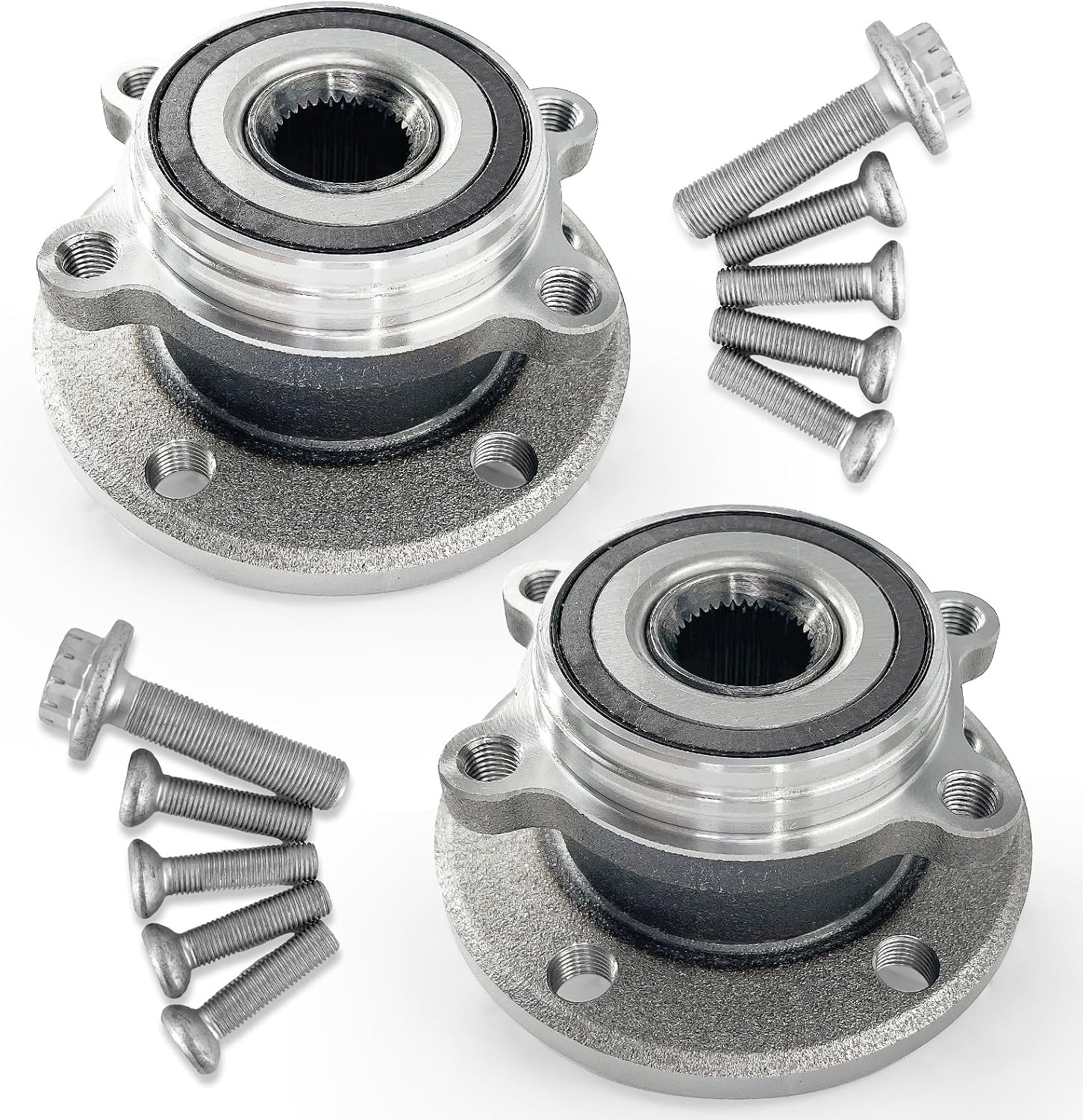 FWD/AWD Front Pair Wheel Bearing Hub Assembly Audi A3 Q3 TT 2006-2013