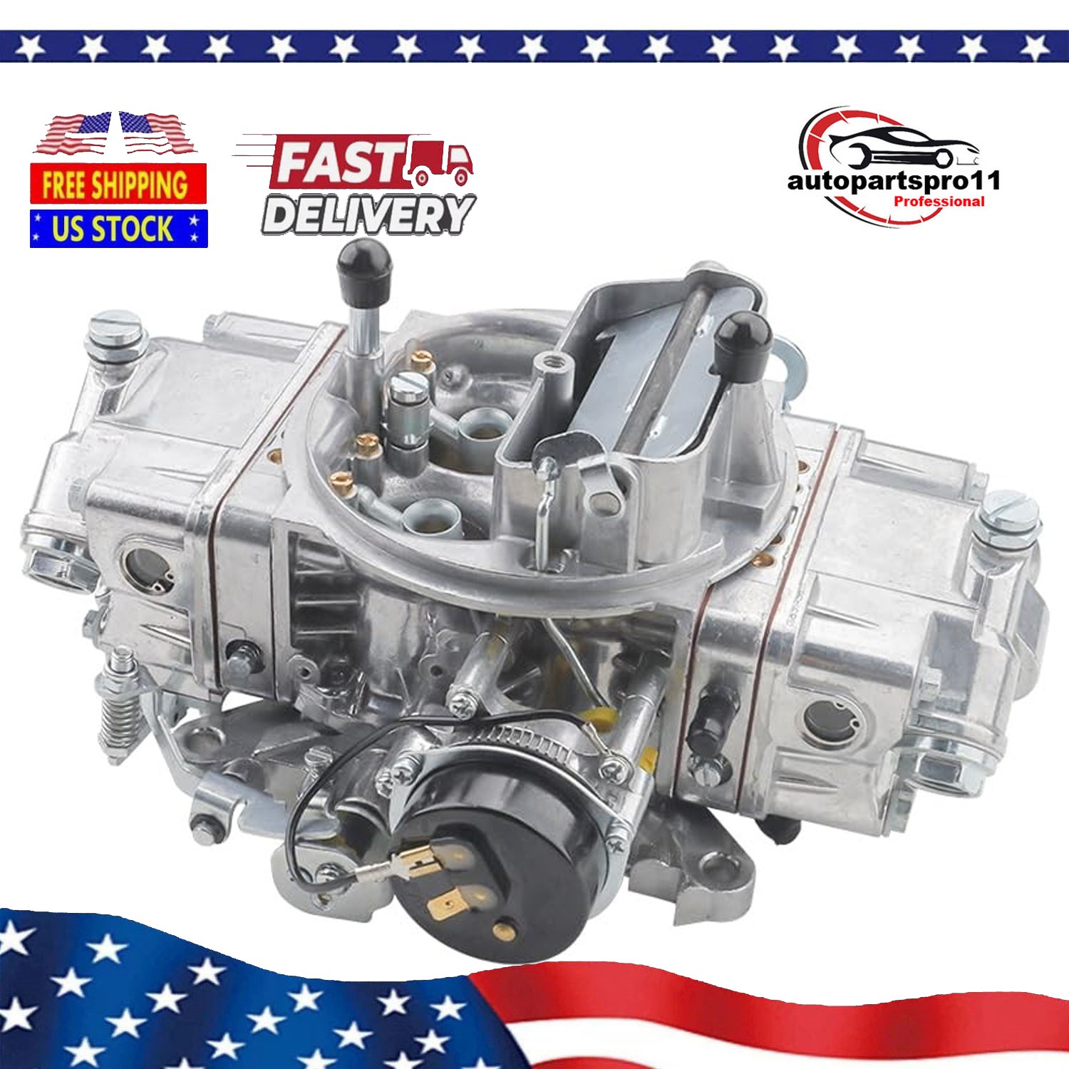 BR-67213 For Holley Quickfuel 750 CFM 4 Barrel Double Pumper Carburetor E-Choke