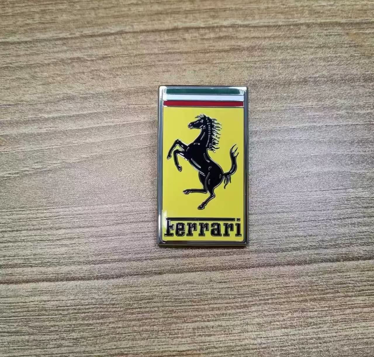 Ferrari Front Emblem Badge 360 430 458 488 F12 599 F8 SF90 Roma 65394800