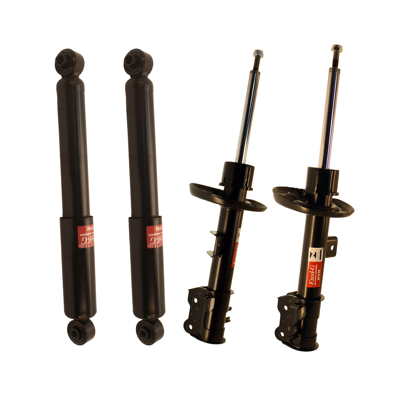 KYB OEM Front Struts & Rear Shocks Absorbers Kit Set for Fiat 500 FWD 2012-2017