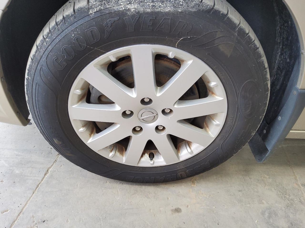 Wheel 17x6-1/2 Aluminum 9 Spoke Fits 11-16 TOWN & COUNTRY 493879
