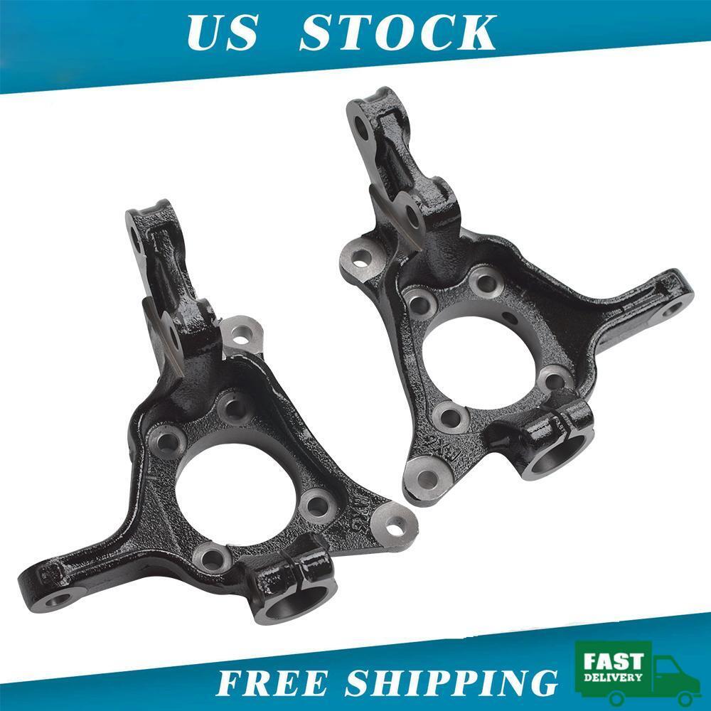 2x Steering Spindle Knuckles Front for 2008-2014 Subaru Forester Impreza