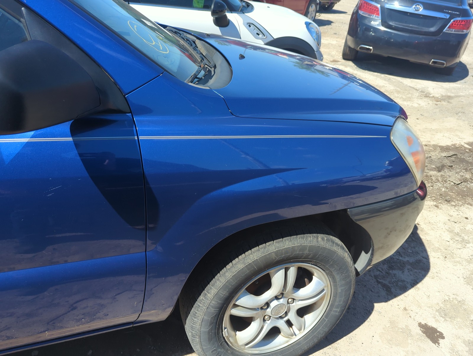 2005-2010 Kia Sportage Passenger Fender KDNVO