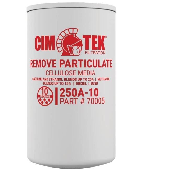 CIM TEK 70005 10-Micron Particulate Fuel Filter - CIM250AE10