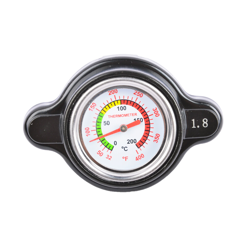 High Pressure Radiator Cap with Temperature Gauge 1.8 Bar Radiator Cap 25.6Psi