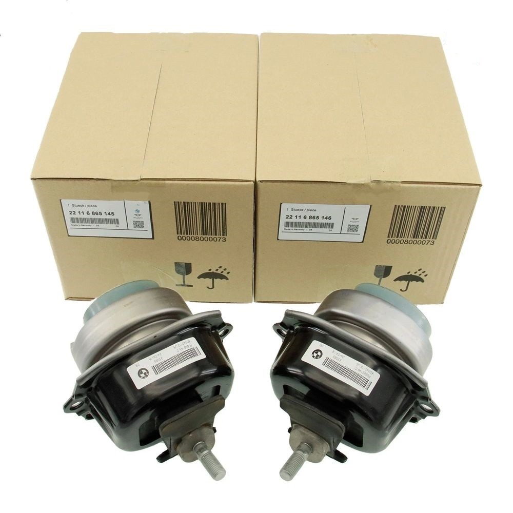 NEW 2X  Hydraulic Engine Mount Both Side Lemförder For BMW E70 E71 F15 F16 X5 X6