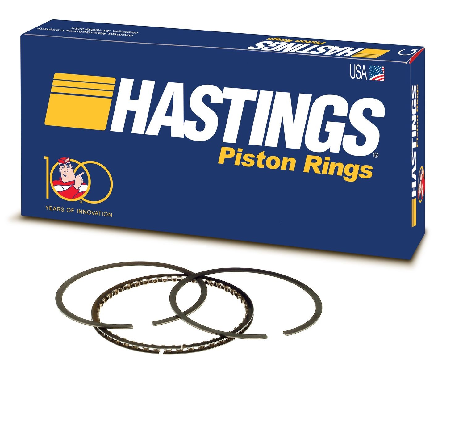 Hastings 2C4510 Engine Piston Ring For 00-03 Volvo S40 V40