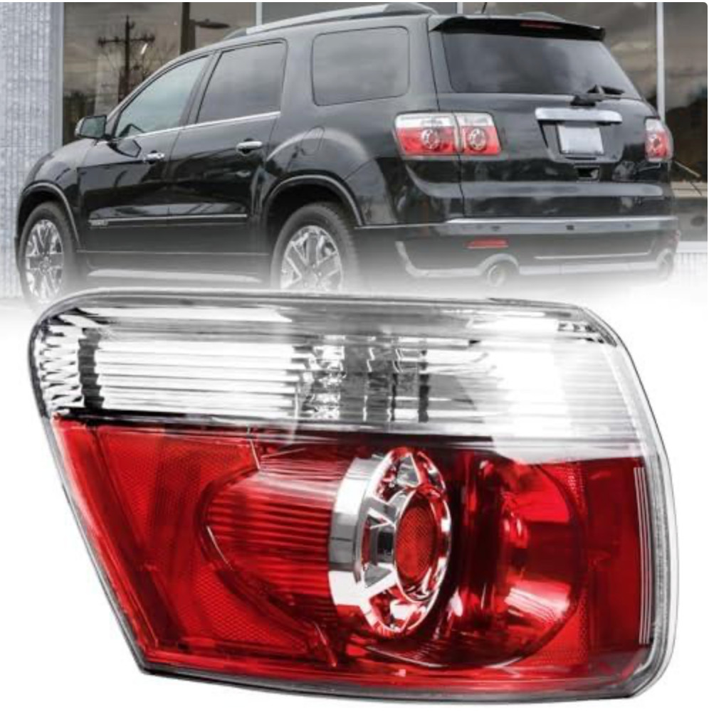 Tail Light Left Driver Outer Brake LED For GMC Acadia 2007 2008 2009 2010-2012