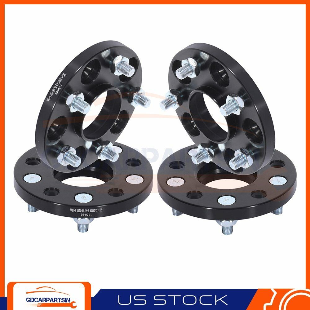 (4) 15mm Hubcentric Wheel Spacers 5x4.5 5x114.3 Fits Honda Civic Acura TL RSX