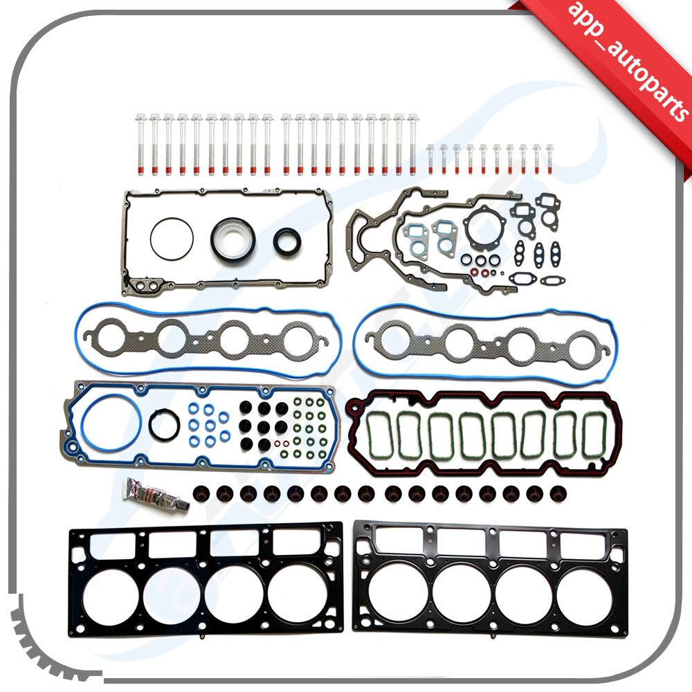 Fit for Chevrolet Corvette 2008-2012 2013 6.2L Full Gasket Set Head Bolts