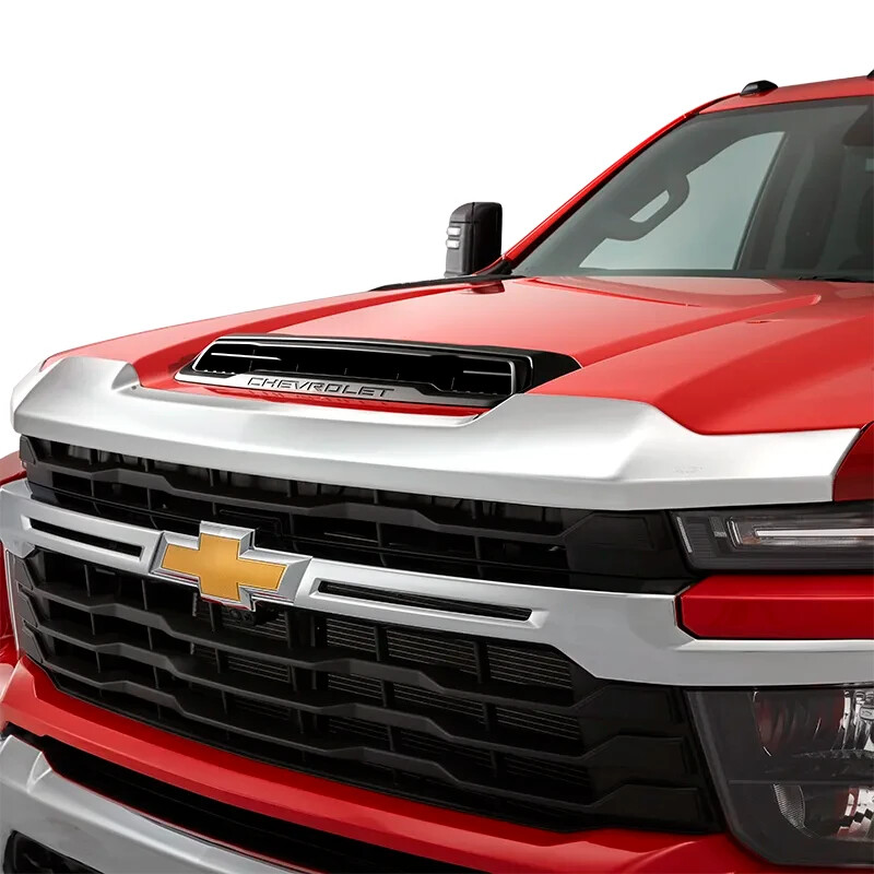2020-2026 Silverado 2500HD 3500HD LOW PROFILE Hood Protector 19418524 Chrome OEM 2020-2026 Silverado 2500HD 3500HD LOW PROFILE Hood Protector 19418524 Chrome OEM