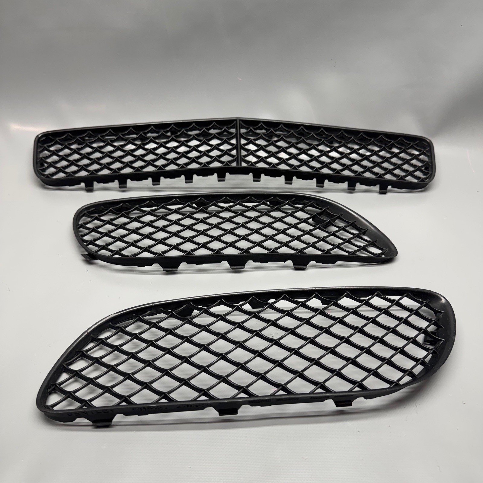 BENTLEY GT GTC LOWER CENTER LEFT RIGHT GRILLE 2004 2005 2006 2007 2008 OEM