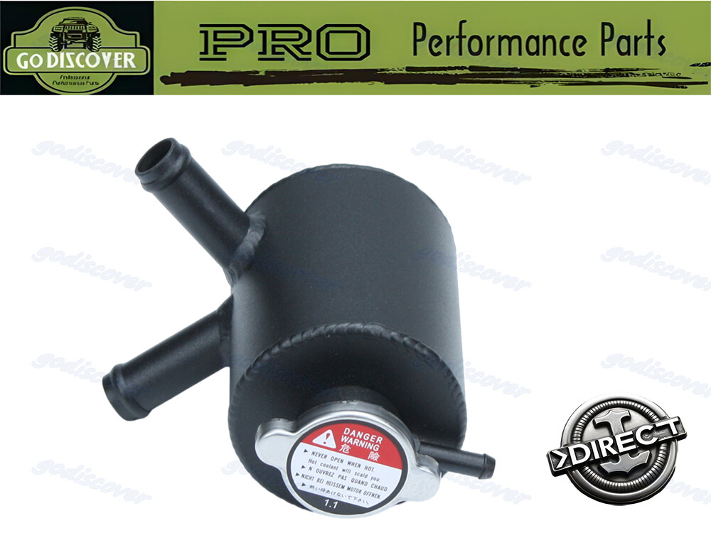 0.45l Universal Tank Aluminum Radiator Coolant Expansion Overflow W/ Cap Bottle
