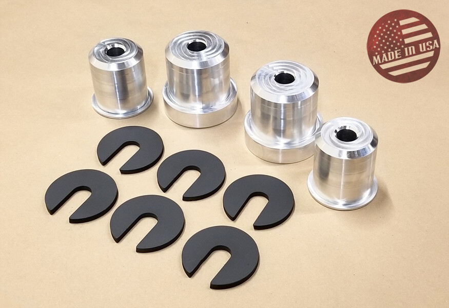 [SR] Billet Aluminum Solid Subframe Bushing Inserts for Z33 350Z V35 & G35
